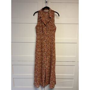 Vintage Women’s 90s Sheer Victorias Secret Heart Label Maxi Floral Dress M